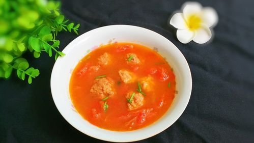 番茄川元汤的制作方法